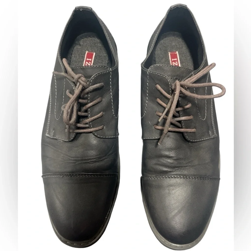 IZOD Men’s Gray Dress‎ Shoe Size 9M Formal Wear Oxford Business Career